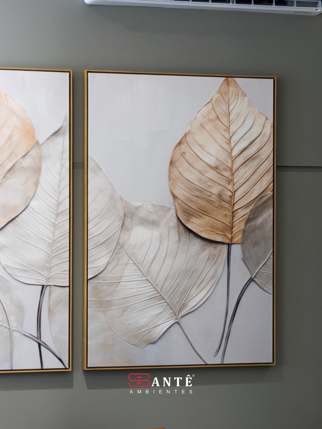 Quadro Linha Canvas C/ Mold Leart Santê Ambientes