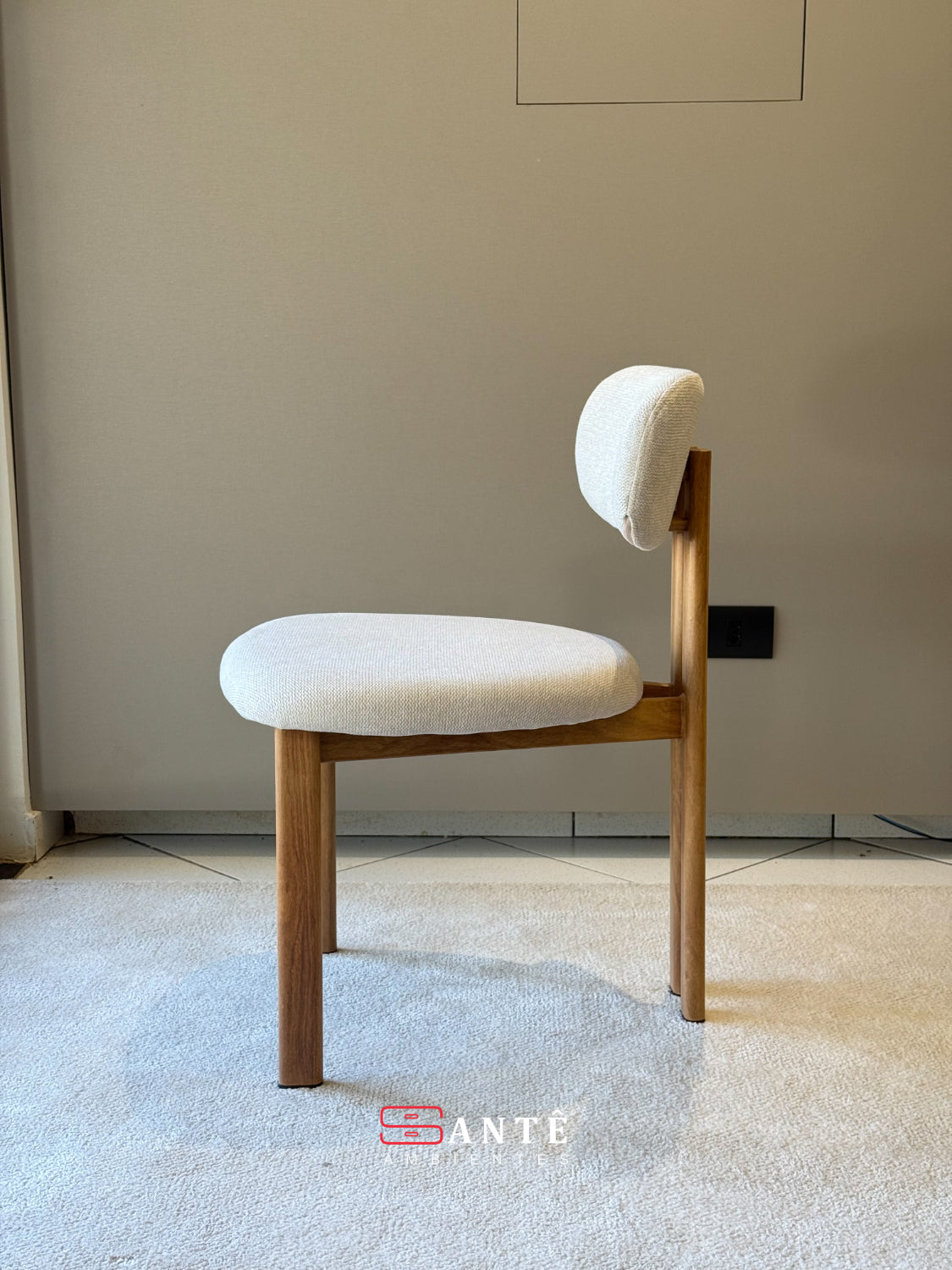 Cadeira L Tulipa Offwhite Legacy Santê Ambientes