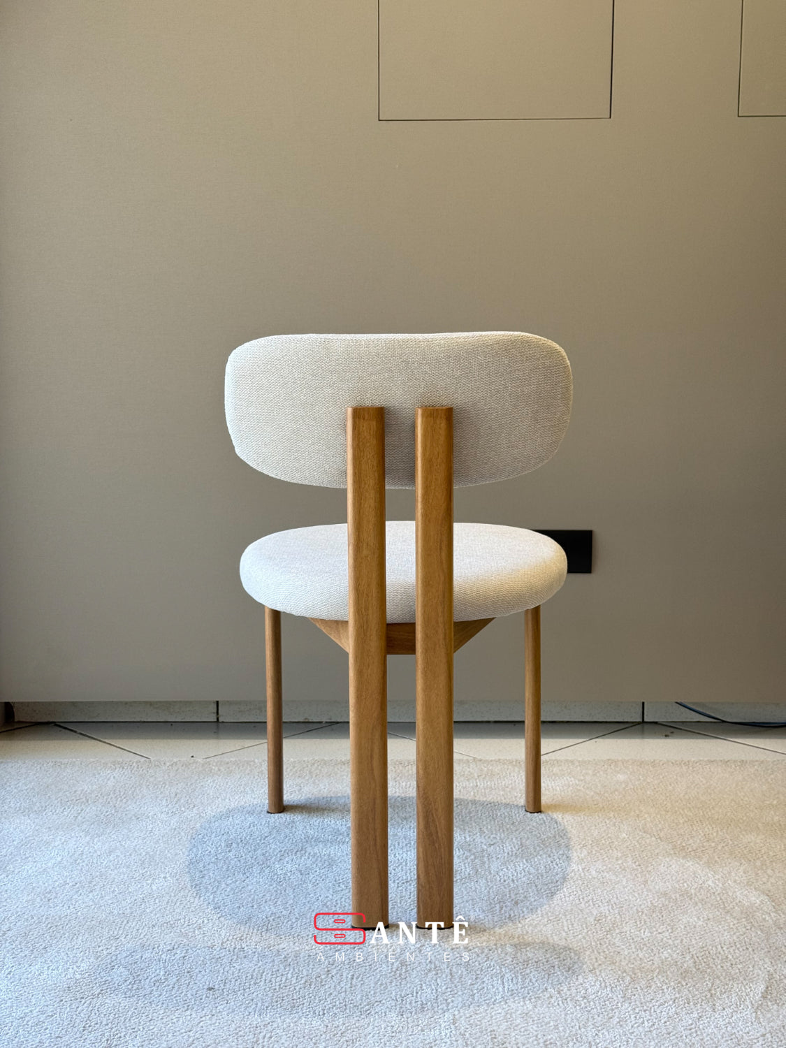 Cadeira L Tulipa Offwhite Legacy Santê Ambientes